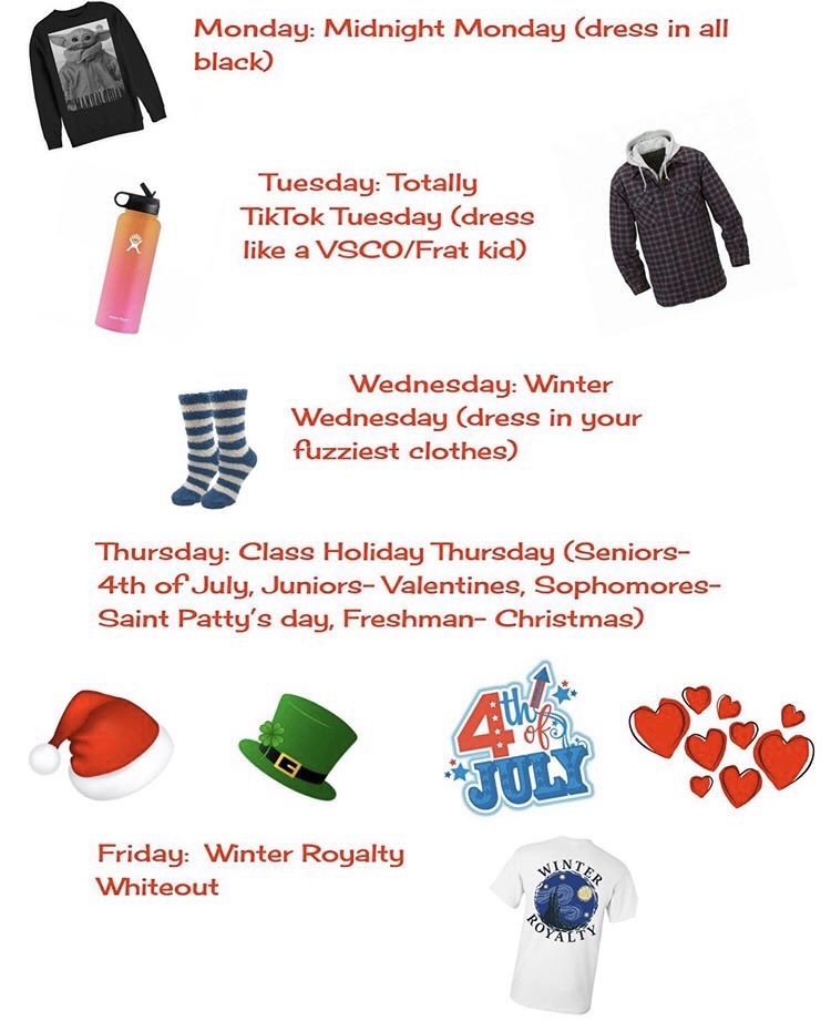 🔵ATTENTION BLAZERS⚪️

SPIRIT WEEK STARTS ON MONDAY, DON’T FORGET TO PARTICIPATE❕