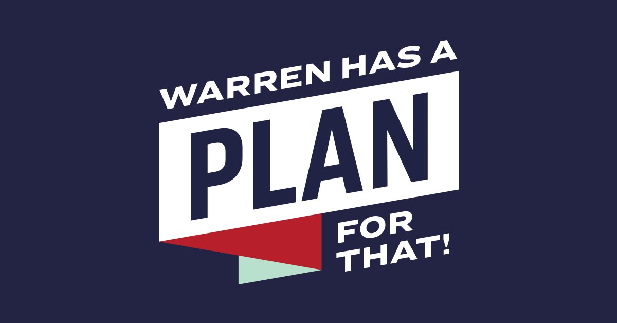 Warren has a plan for that.