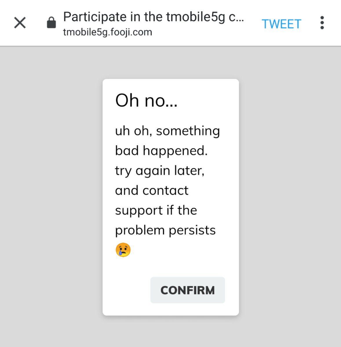 justjerod's tweet photo. @TMobile Trying... https://t.co/a9s8dA6whQ