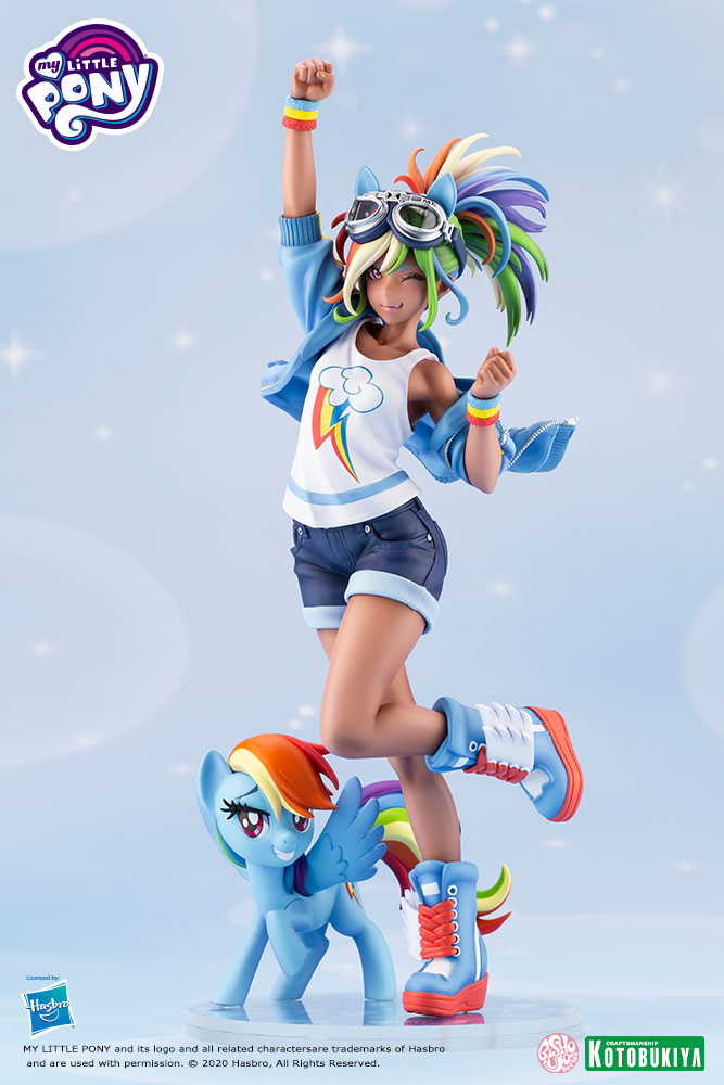 【NOW AVAILABLE FOR PREORDER】
Rainbow Dash, the 5th pony in Kotobukiya's My Little Pony BISHOUJO series, is now available to preorder! Be sure to order her before it's too late!
#Hasbro #HasbroFTW #KOTOBUKIYAxMYLITTLEPONY #MYLITTLEPONY #BISHOUJO #ShunyaYamashita