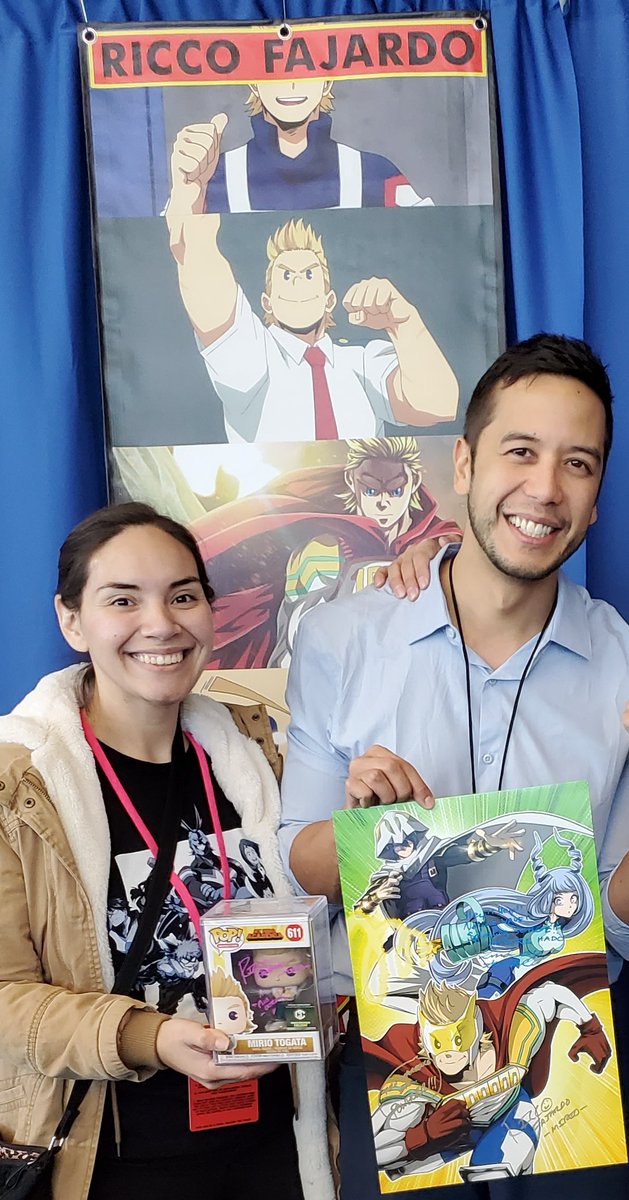 officialttalks's tweet photo. #POWERRR to the amazingly animated @RiccoFajardo who voices #lemillion! Hearing him speak is like watching #Togota speak right in front if you!
#MyHeroAcademia #Big3 #myheroconvention #PlusUltra #UA #trashright https://t.co/sdPcc8RUJA