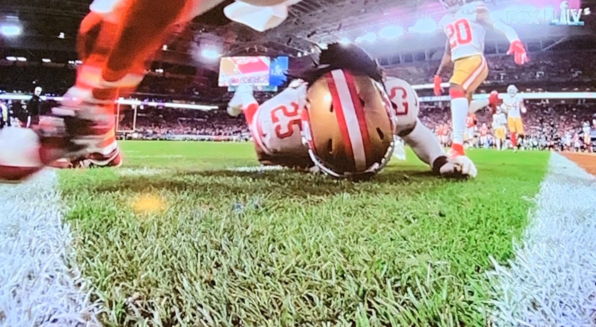 GetSavageSports's tweet photo. Richard Sherman making plays this SB! #SuperBowlLIV https://t.co/Kl27oEScnF