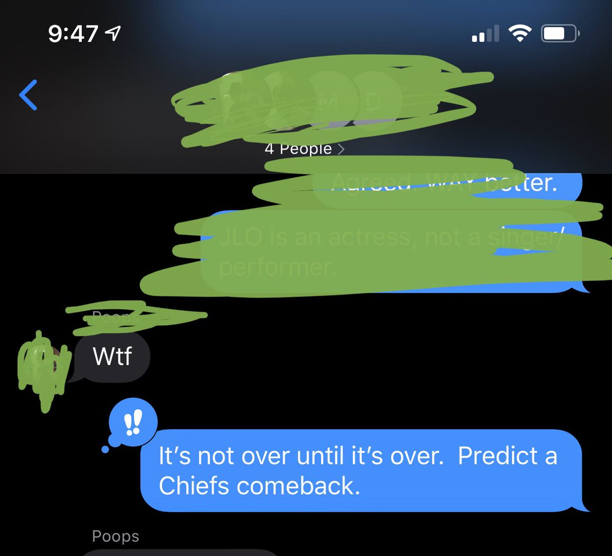ArjunHPatel's tweet photo. Totally called it. #SuperBowl https://t.co/vEQMlS1pOj