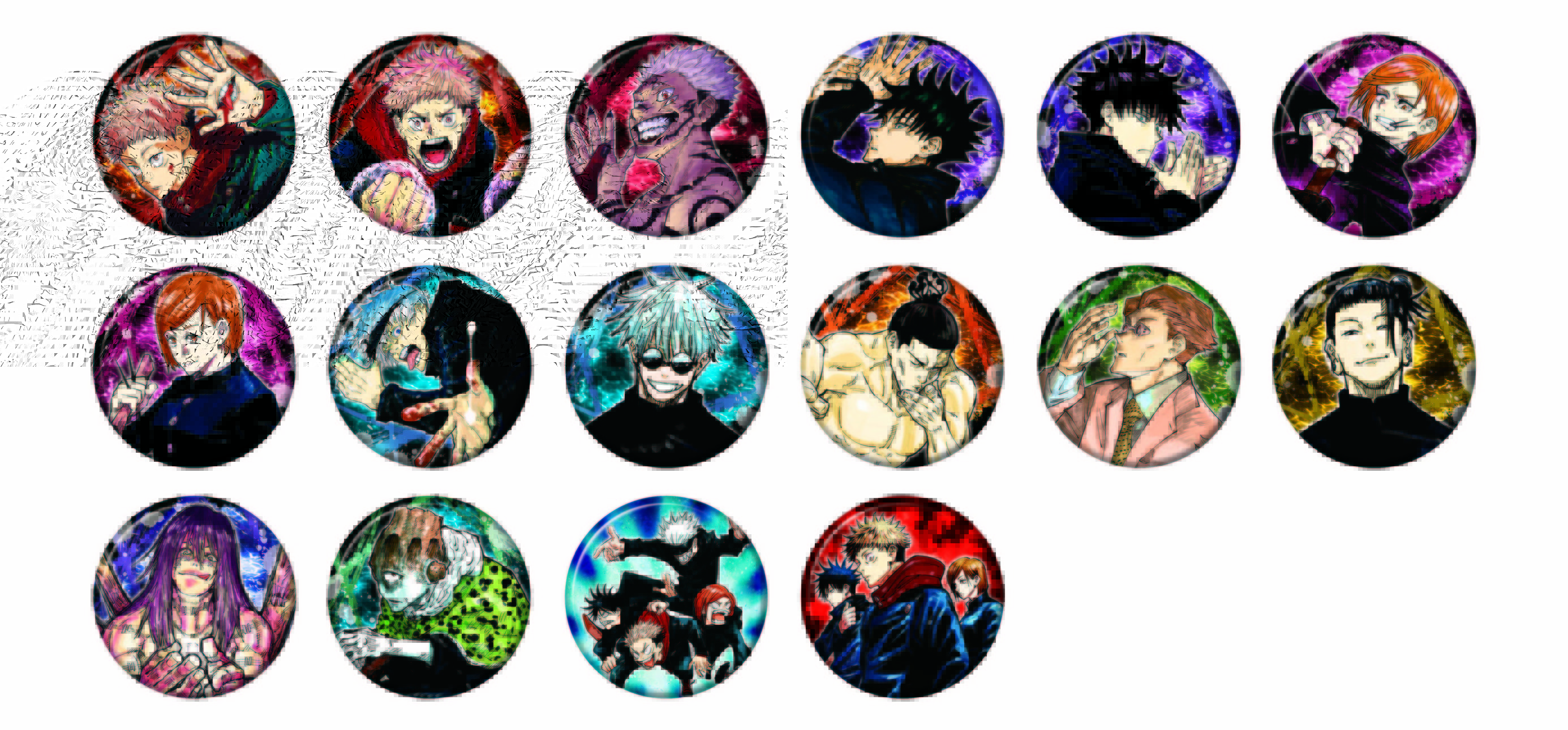 ジャンプショップ 呪術廻戦 コレクション缶バッジ プチ 缶バッジ