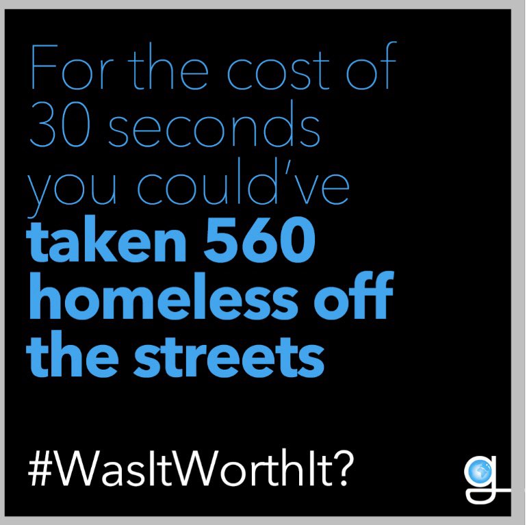 GroundedWorld's tweet photo. @GsoWhoa @justahallcall Each 30 sec #SuperBowl #SuperBowlAd cost $5.6m. https://t.co/uhZj5NLuZa