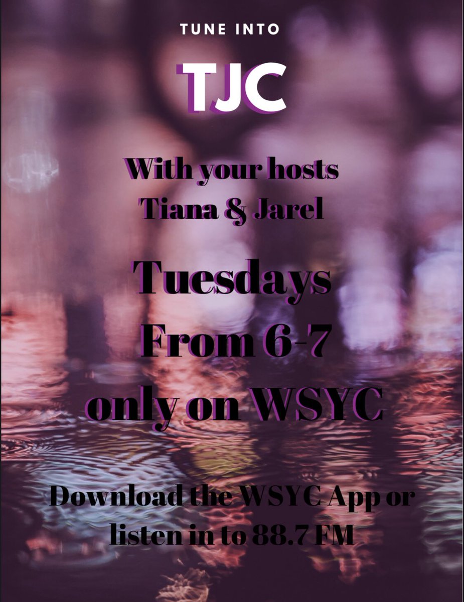 TianaThomas's tweet photo. Follow my radio show’s instagram page! And don’t forget to tune into TJC every Tuesday. 
https://t.co/bury1IopW2 https://t.co/sr8Yuywzek