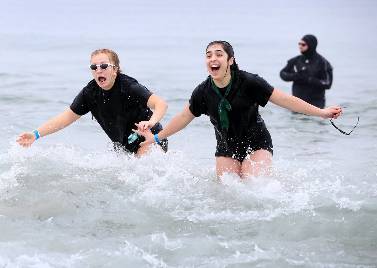 PHOTOgallery: High School Plunge for <a href="/SONewHampshire/">Special Olympics NH</a>  bit.ly/2udkJJS #HamptonNH <a href="/seacoastonline/">Seacoastonline.com</a>