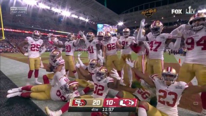 HoodieIsaiah's tweet photo. Never celebrate too early #SuperBowl https://t.co/QZ9aGkU9aH