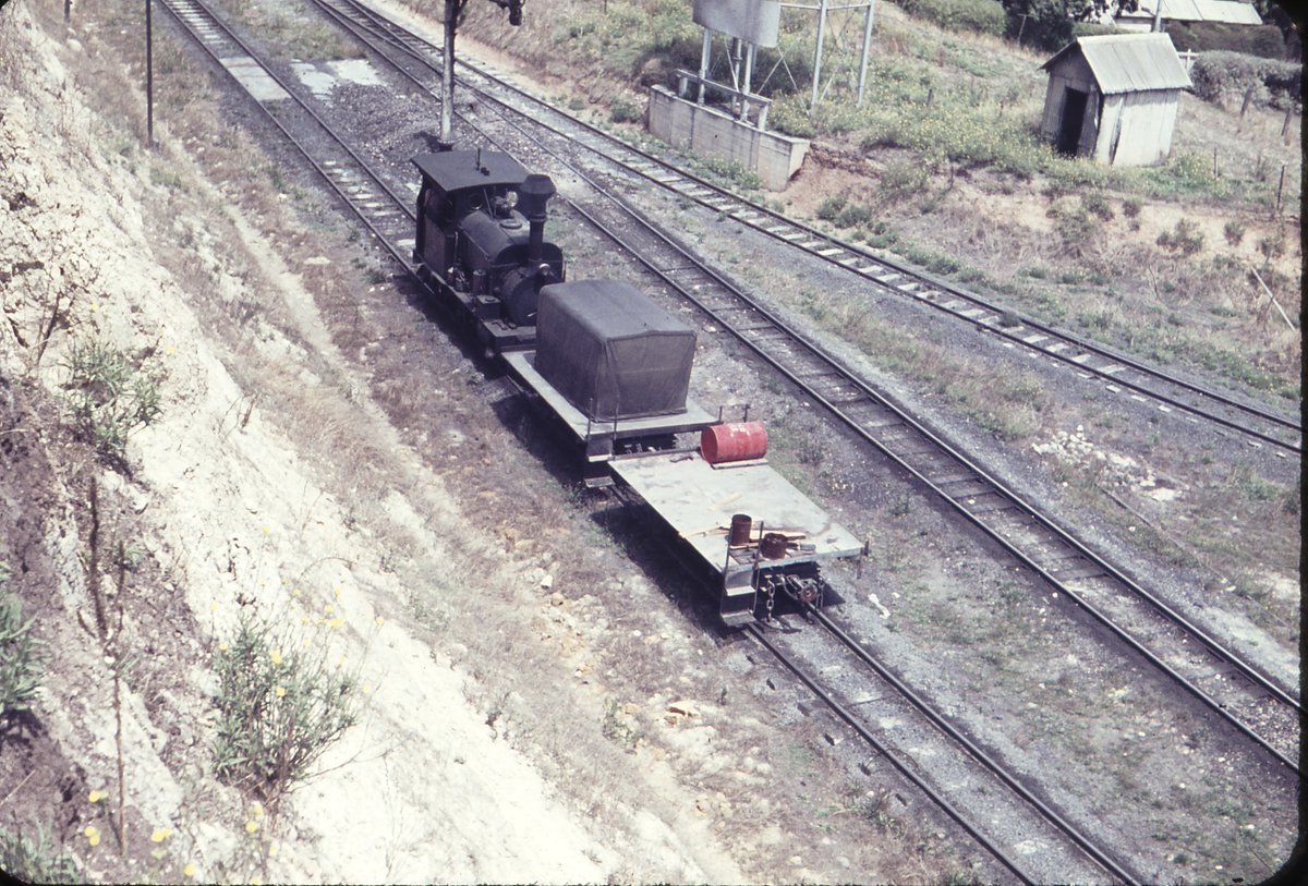 BRailway's tweet photo. #OnThisDay 57 years ago (4 February 1963), our Hudswell-Clarke No.6 was a busy little loco at Fyansford, first hauling a works train, then running a worker's passenger train to &amp; from the quarry - and Weston Langford photographed both those services...

https://t.co/506PkWtLx7 https://t.co/dG7M5sXt0s