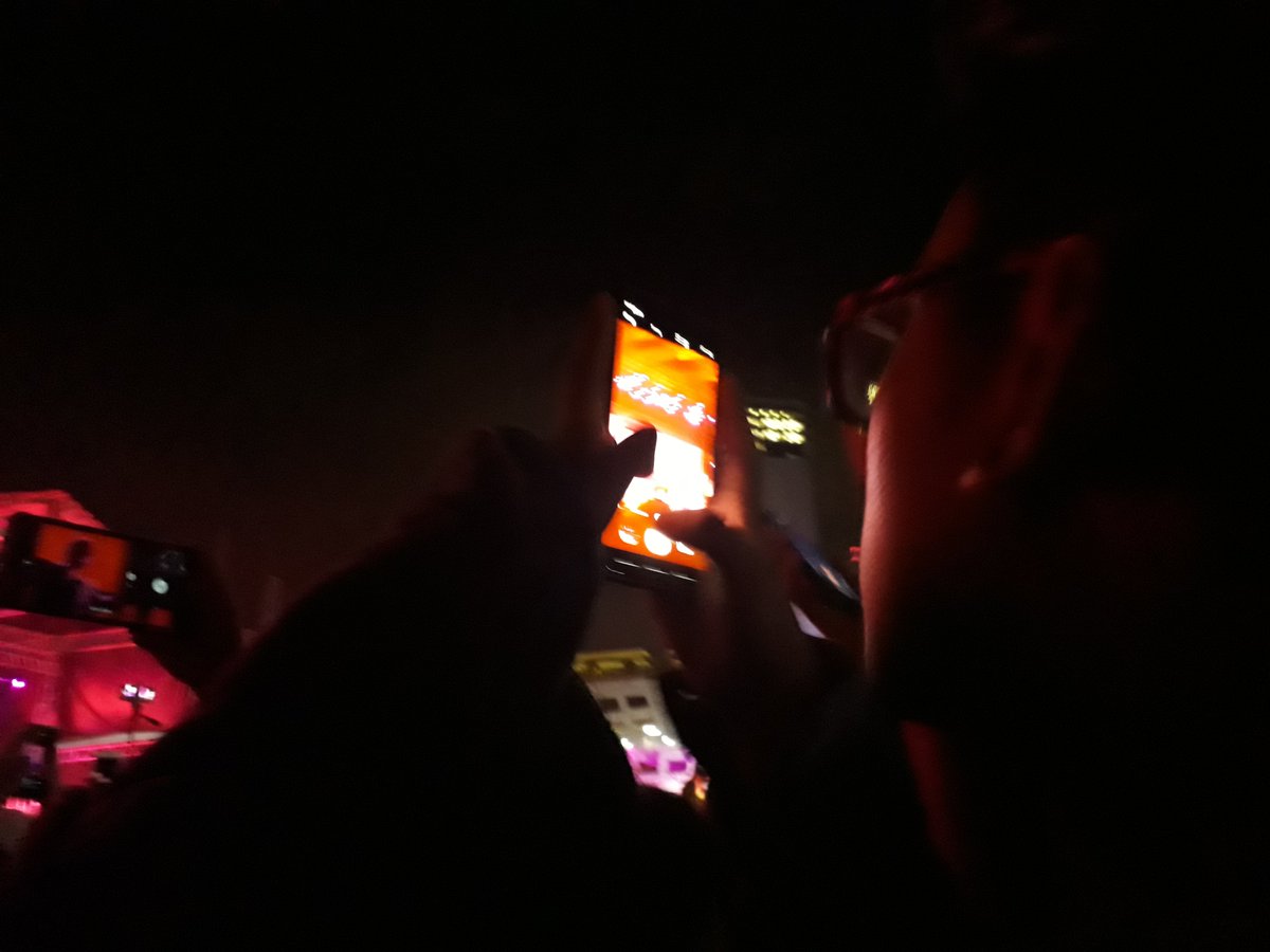 gladysgil's tweet photo. I don't even have a decent photo of LANY last night. All I have is this photo of Pax taking a photo of LANY. Also I'm old and needed good seats. How much audio and visual stimulus could I take plus the fireworks 🤯 thank you #lanycebu https://t.co/1lw07FbPLg