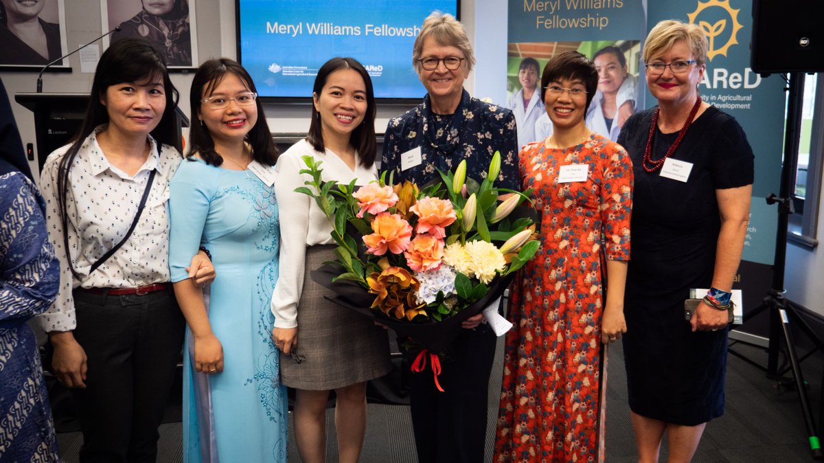 The #MerylWilliamsFellowship, an @ACIARAustralia program that supports outstanding women in agriculture science from around the Indo Pacific was launched today by @ACIARCEO and @VCBrigidHeywood in Sydney. #genderequity Follow @GEAReDglobal for more.