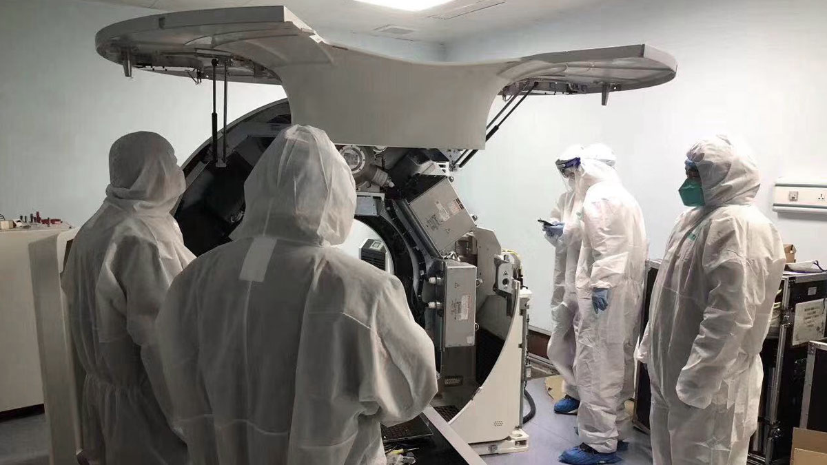 UnitedImagingHC's tweet photo. To combat the #coronavirus outbreak in China, United Imaging donated medical imaging equipment and protective gear valued at more than $1.4 million to hospitals in Wuhan. Since Jan. 20, we have also sent over 100 CT and X-ray machines to hospitals across China. #PassionForChange https://t.co/TMHzIYlv82