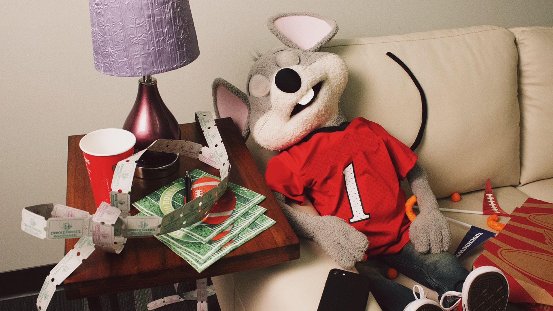 chuck e cheese plush amazon