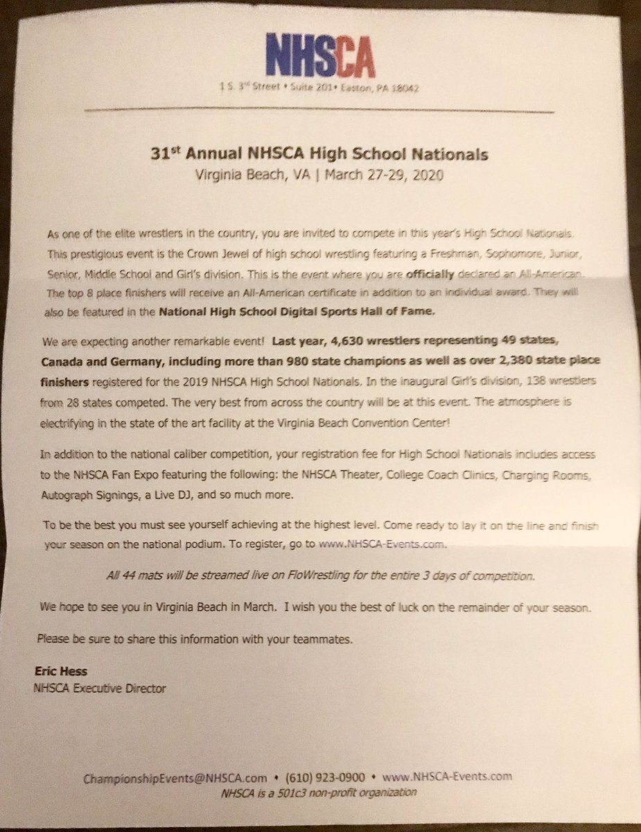 cdanielson60's tweet photo. Honored to be able to compete at the National level. @NHSCA @SeWrestle @InterMat @ncsa @ncaawrestling @NAIAwrestling @AHSAA_wrestling https://t.co/c7o8VDgg10