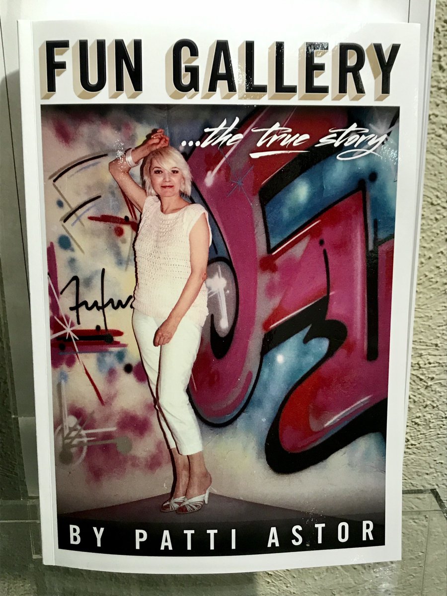 Queen of the Downtown Screen - Book now back in stock "Fun Gallery" memoir ORDER NOW  #fungallery #pattiastor facebook.com/PattiAstorFunG…
