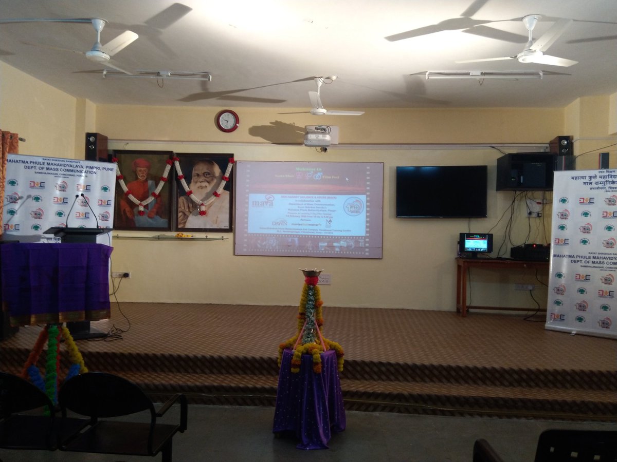 mp_college's tweet photo. Day 1 
SAMABHAV FILM FEST 
#filmfestival #pune #pimpari #masscommunication https://t.co/4Dl3XRitNX