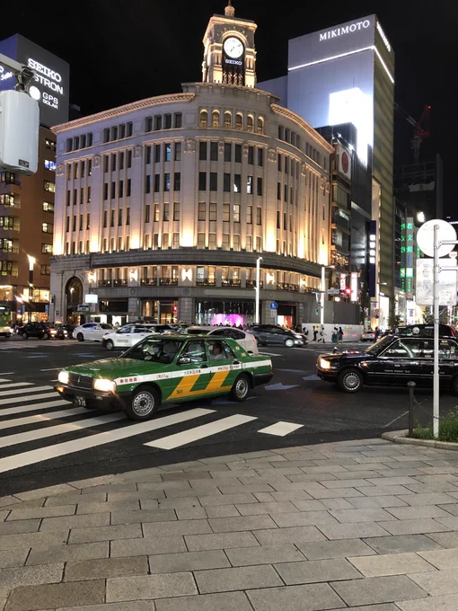 〜忍極散歩〜
銀座和光の時計台
3話で忍者が見上げていた銀座の象徴。
隣にあるのは真珠の王様、MIKIMOTOビルです。 