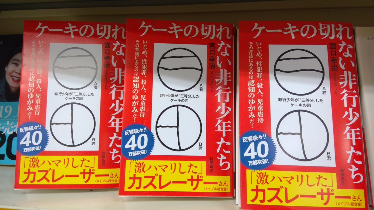 ケーキ が 切れ ない 非行 少年 たち カズ レーザー