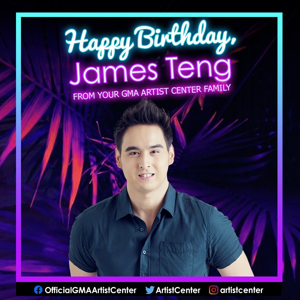 Sparkle_GMA's tweet photo. Happy Birthday, #JamesTeng! We hope all your birthday wishes come true! ❤️🎁🎂 https://t.co/uSp3N96YiY