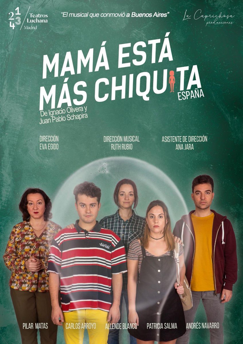 Estrenamos el 12 de Marzo en <a href="/TeatrosLuchana/">Teatros Luchana</a> a las 20:00h.  
Llega a 🇪🇸 la obra que lleva más de tres años conmoviendo a 🇦🇷 y no os la podéis perder. Es única! 
instagram.com/p/B8EnjWxCAU8/… 
#actor #Argentina #Espana #teatro