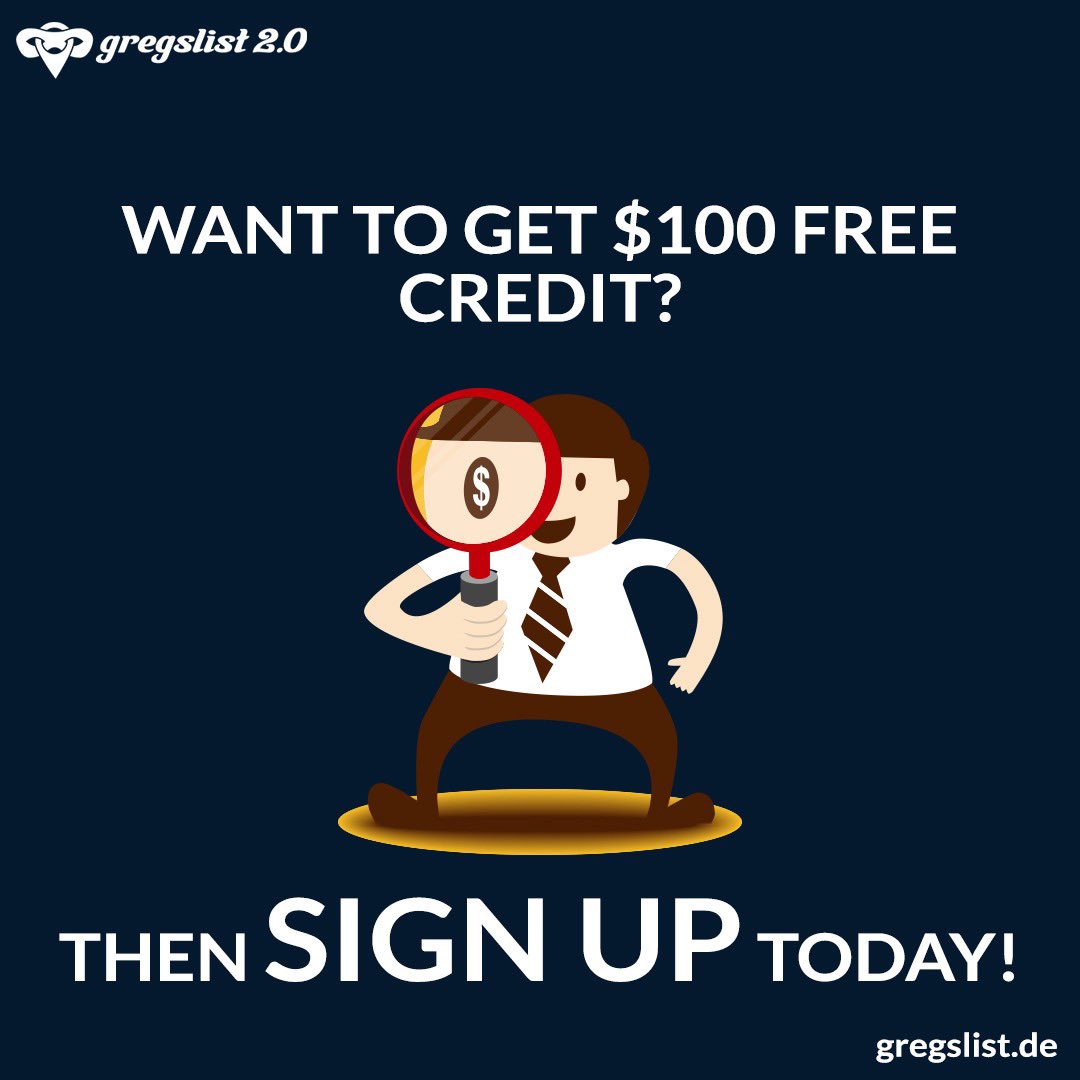 Gregslist2_0's tweet photo. Welcome To Gregslist 2.0
100% Anonymous Site!
We DO NOT Collect And/Or Store Any User Information!
Sign Up Now And Receive A $100 Free Credit!
#marketing #digitalmarketing #privacy #anonymous #advertising #gregslist @BuzzFeedNews #lgbtq #personals #LGBT @YourAnonNews https://t.co/lzSpB1L3A7