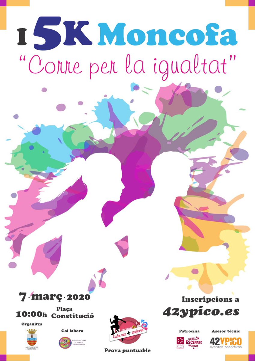 42ypico's tweet photo. El 7 de marzo “ corre per la igualitat” 5k @esportsmoncofa 
Inscríbete en https://t.co/nuO8PGm1Jb https://t.co/CiXSYQPYyv