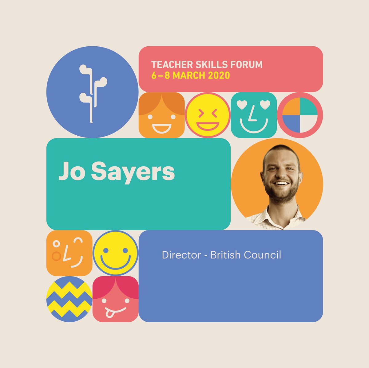 TeacherSkills's tweet photo. Meet Our speaker Jo Sayers the Director from ELTjam at TSF 2020
Register now:
https://t.co/3bbCJIo5aB
#TSF2020 #TSF #TSFJO https://t.co/vq2yHMcu5H