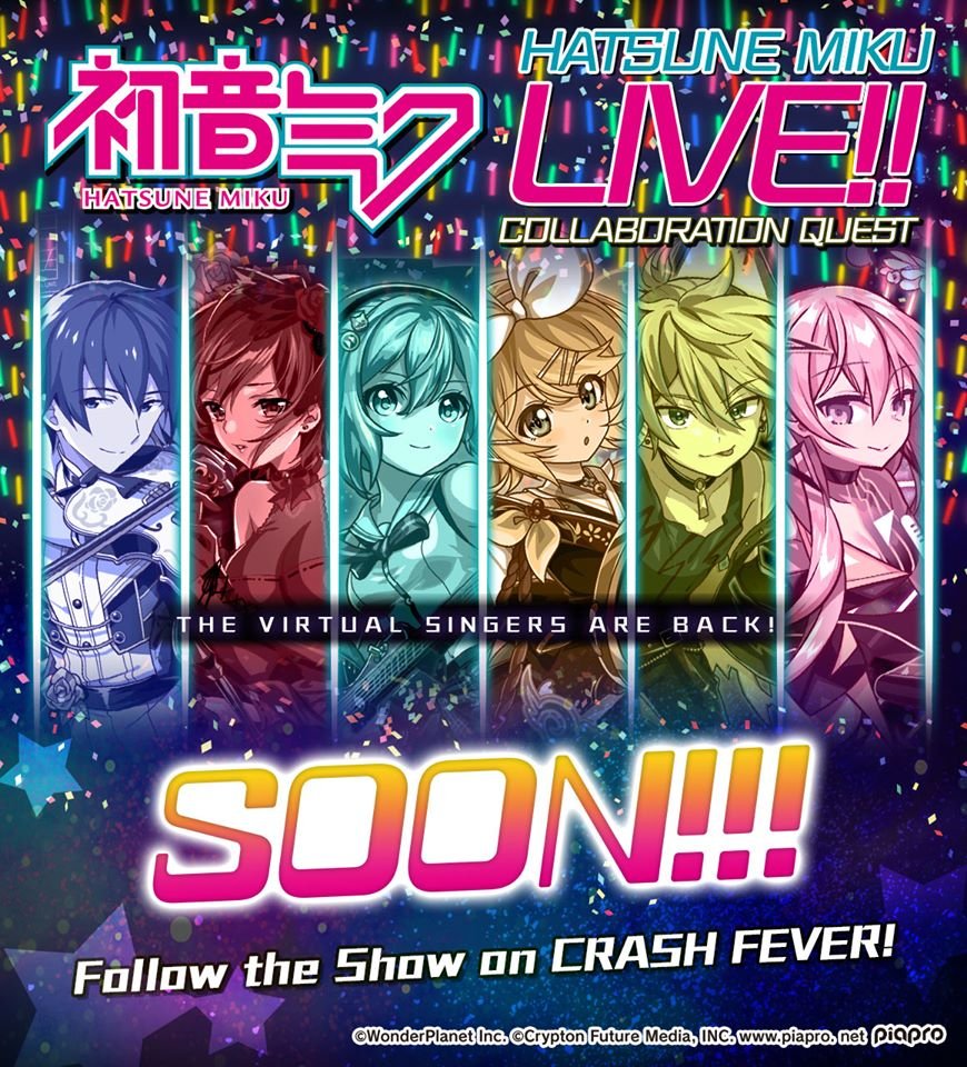 Hatsune Miku Live Collaboration Quest on CRASH FEVER