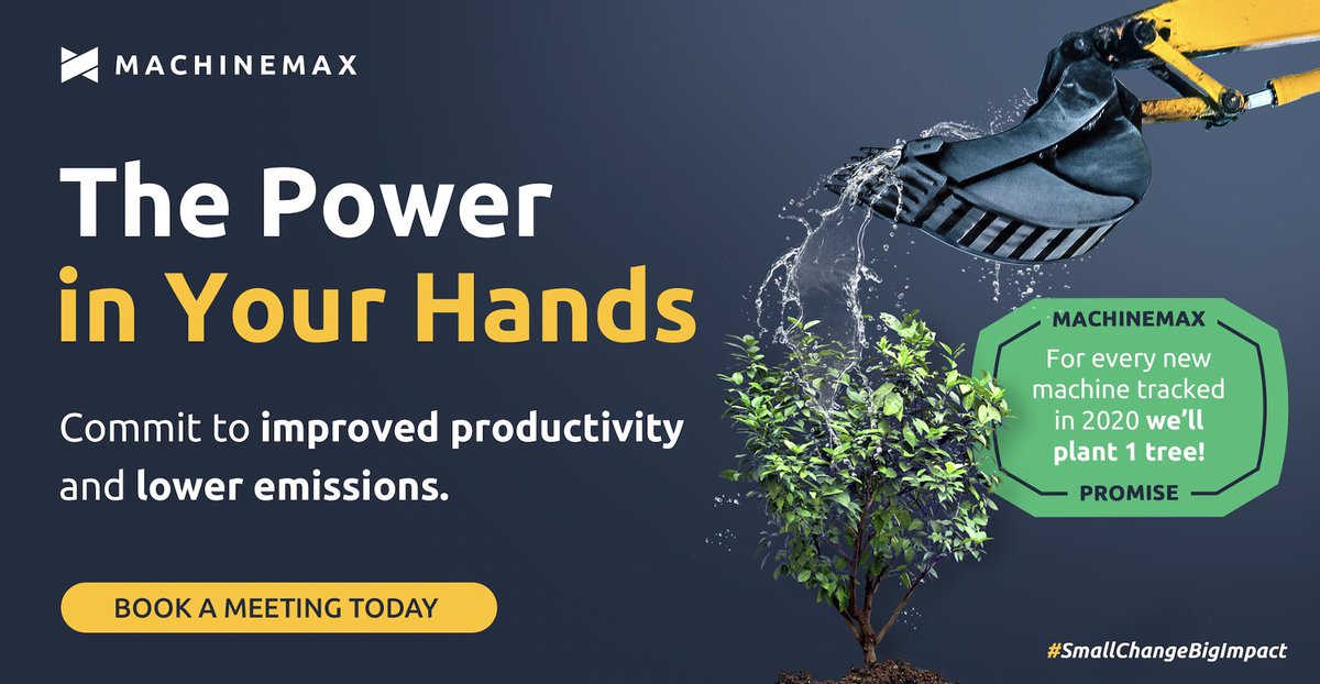 MachineMax_'s tweet photo. Are you the leader of a business operating in construction, mining or aggregates? Yes, then the power is in your hands! Commit to lowering emissions to help deliver global change! 🌎Find out more at https://t.co/Wrons9p4G5 🌲
#smallchangebigimpact #offsetearth #machinemaxpromise https://t.co/diraL2kKkA