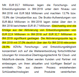 l_m_s15's tweet photo. Die Ergebnisqualität von #AdvaOptical bleibt weiterhin desaströs. Betriebsergebnis ist nicht nur rückläufig gewesen auf 9-Monatssicht. Rechnet man den Effekt aus aktivierten Eigenleistungen heraus, hätte dieses bei -2,2mEUR gelegen. Das Pro-Forma Ergebnis ist hier irreführend. https://t.co/4IIKHCq1zA
