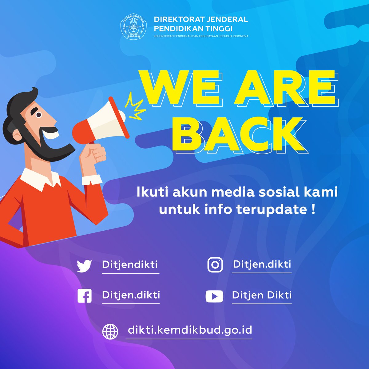 Kementerian Pendidikan Tinggi, Sains dan Teknologi tweet media