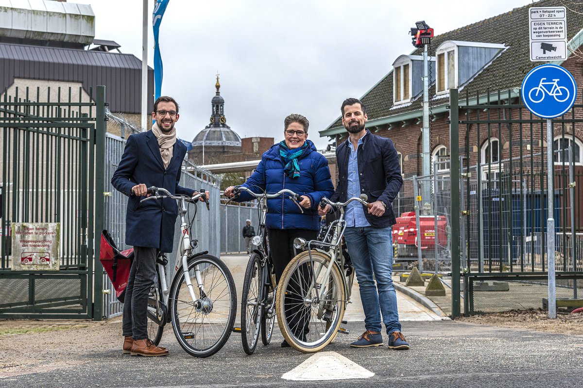 Fietspad over de dam Energiepark geopend. bit.ly/37QZqMU