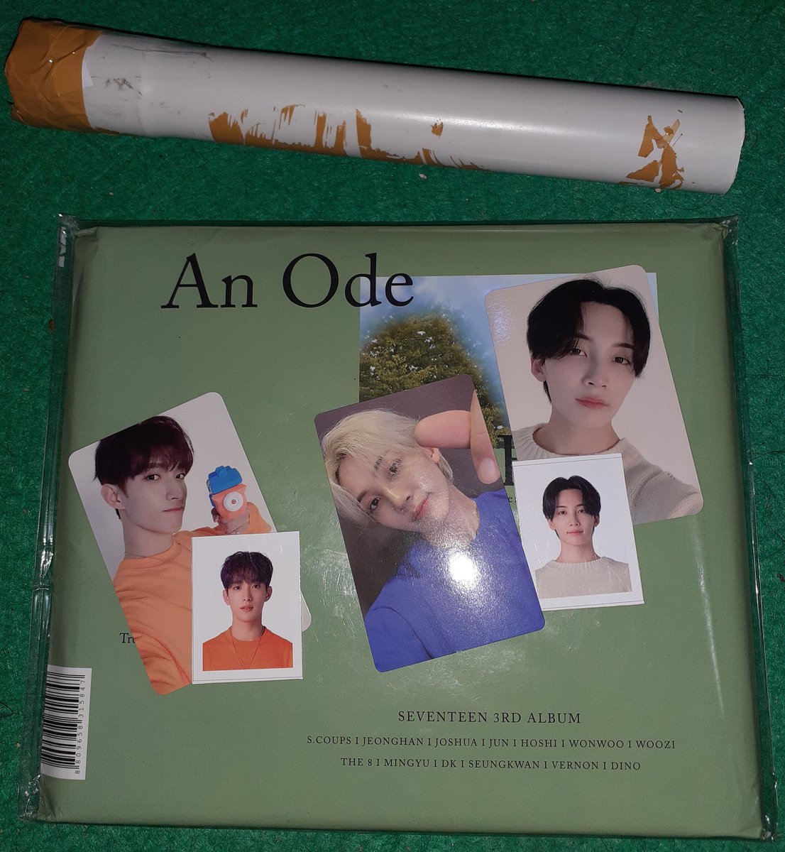 svtsoooy's tweet photo. WTS !! HELP RT!!

Album An Ode Fullset (unsealed no poster) 210k
(pc vn,the8,sk,dn)
SG 50k/member set
PC jeonghan Begin 40k

help rt, lagi BU🥺
(dpt freebies) https://t.co/a0IU1WS9pQ