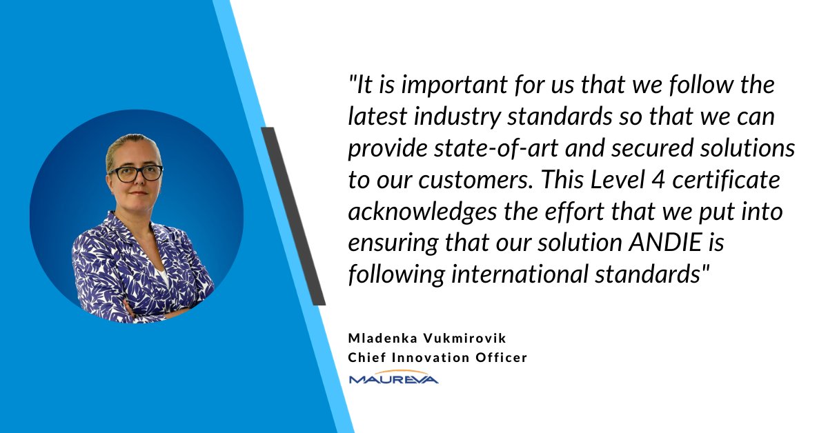 Maureva's tweet photo. Maureva is now certified New Distribution Capability #NDC Level 4. Read more here: https://t.co/Bq56Zp66n9 @IATA https://t.co/rSzKHJ1i7f