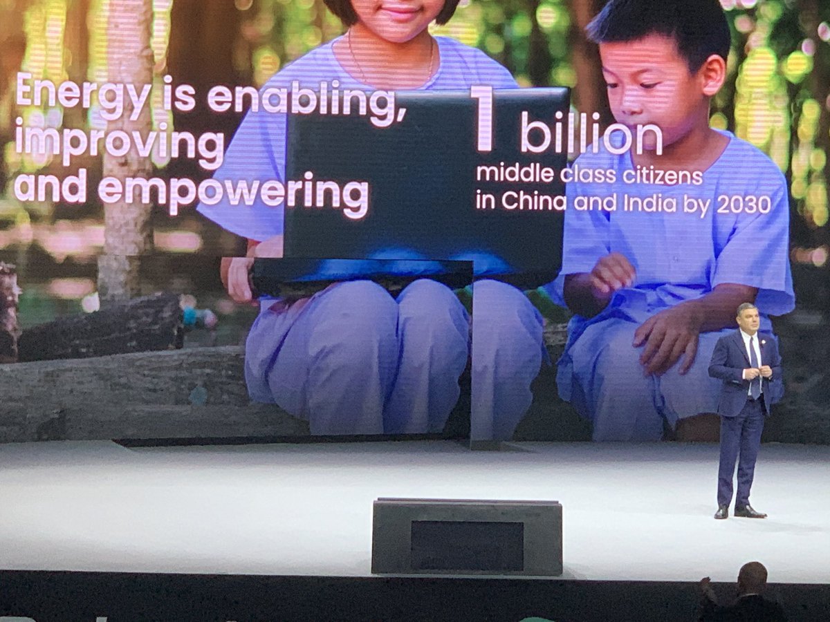 The answer for the new energy revolution starts and ends with technology. #BHAM20 #Energyforward