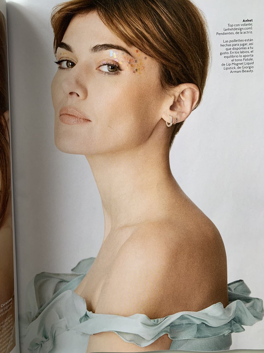 anhetdesign's tweet photo. Marta Nieto viste TOP de Volante celeste de #ANHET en @RevistaInStyle https://t.co/nwl6fh865g