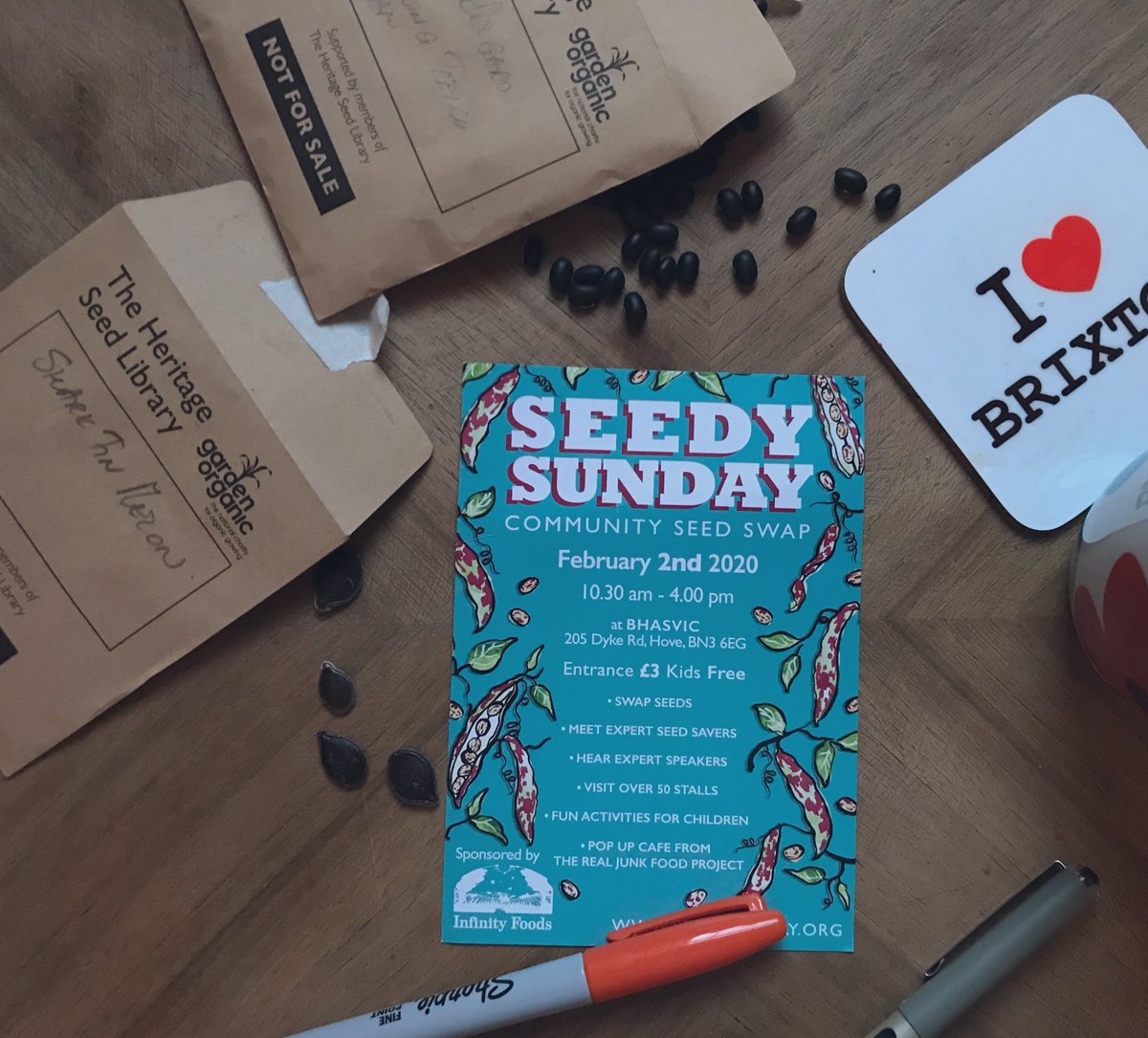 Two days in #Brighton visiting @SSSOSixthForm mate 4 @ONCA_Arts event then @CgnWalworth for #SeedySunday2020 goodies for @PeabodyLDN #Blackfriars & @EdibleEstate garden sessions with #residents & @ArkGlobeAcademy #students  #Land #Food #Art 🚶🏾‍♀️
