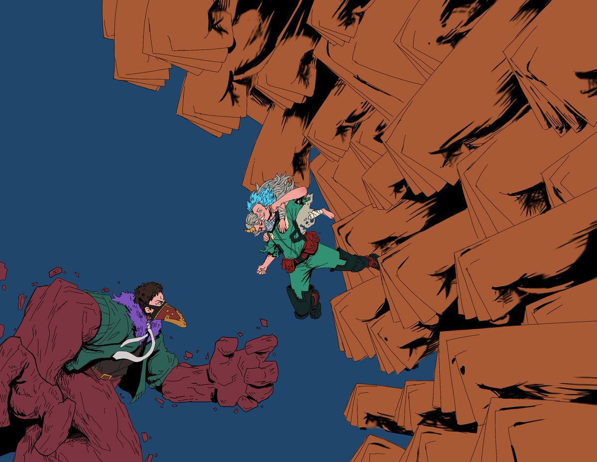 "My Hero Academia" fan art that I've been working on since I...