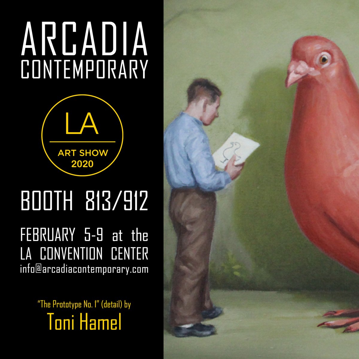 Thrilled to be one of the artists showing with Arcadia Contemporary at this year LA Art Show. If in the area, do check it out. Many thanks to <a href="/Arcadiacontemp/">ARCADIA CONTEMPORARY</a> !