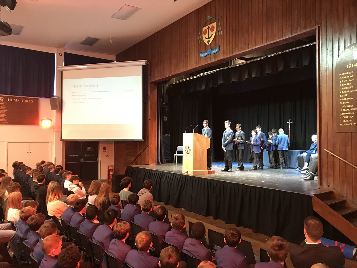 SalesianFboro's tweet photo. This morning, the School Council shared their plans to help the whole school be more eco-friendly. For more details, please visit their Eco-Schools website at: https://t.co/Z5yRTf86rx https://t.co/FytddEQUHy