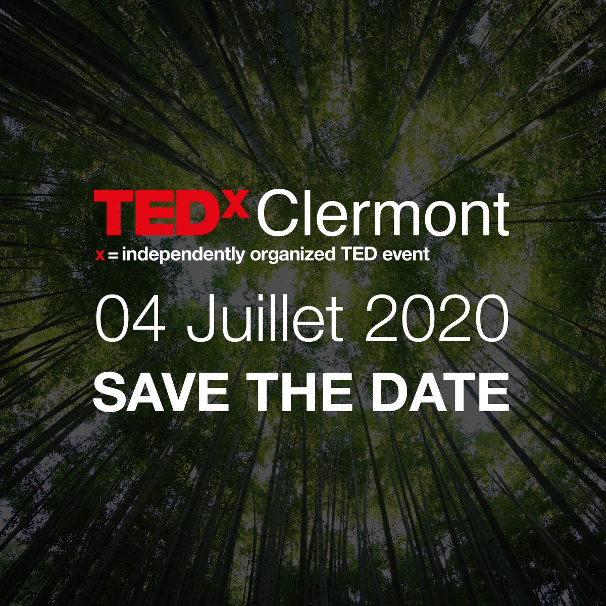 TEDxClermont's tweet photo. 📆 TEDxClermont 2020 aura lieu le samedi 04 juillet, pensez à noter la date dès maintenant dans vos agendas !  

🎉 Et cette année, l’événement aura lieu à la Maison de la Culture : une salle + spacieuse pour accueillir + de monde !

🏷 Restez connectés, pour la billetterie. https://t.co/89jvTM8pqR