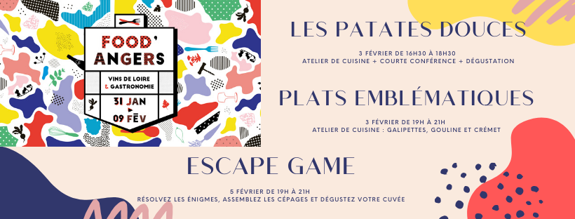 AtelierGrmandAg's tweet photo. FOOD ANGERS X ATELIER GOURMAND
Nous participons à l’événement @FoodAngers ! Nous avons concoctés pour l'occasion différents ateliers toujours plus originaux 😄 Ne manquez pas cet événement inédit !
#ateliergourmandangers #angers #ateliergourmand #cuisine #foodangers #escapegame https://t.co/VwDjdWOdx7