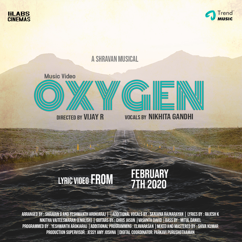Vijay_adfilmdir's tweet photo. The wait is over... #OxygenMusicVideo to be released on February 7th, 2020

@trendmusicsouth 

#Oxygen #Iilabscinemas #Trendmusicsouth https://t.co/Yci5zhgiSd