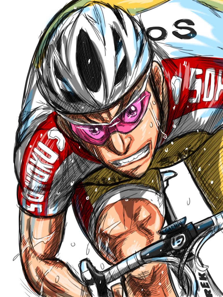 Taiyo Cycling Tv בטוויטר 金城さんが描けた これでようやく総北高校3年の先輩が揃いました 金城真護 田所迅 巻島裕介 弱虫ペダル