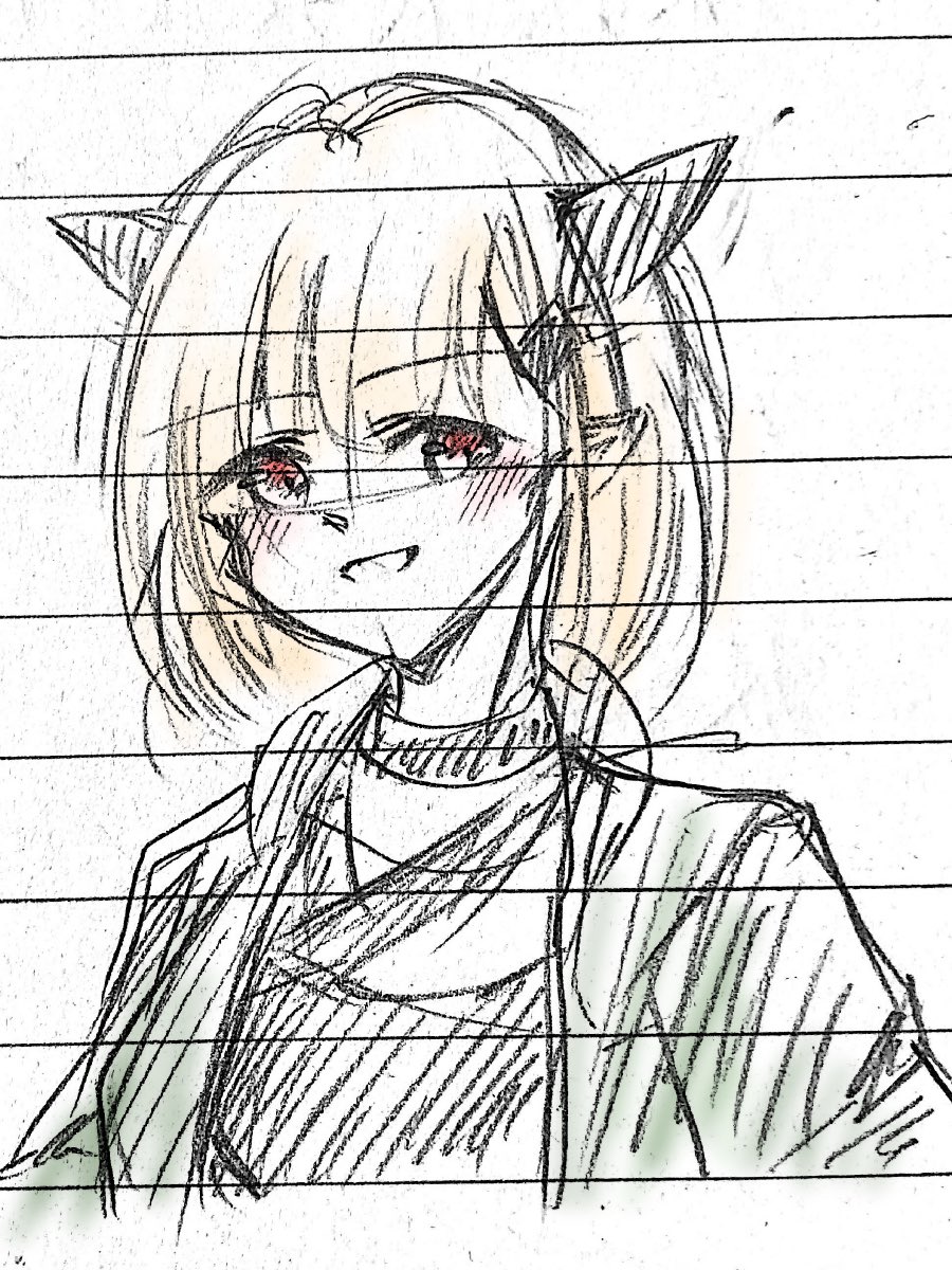 バニラちゃん、放置してるとシー、ドクターがお休み中ですとか謎の気遣いしてくれるの可愛すぎるってらくがき #アークナイツ 