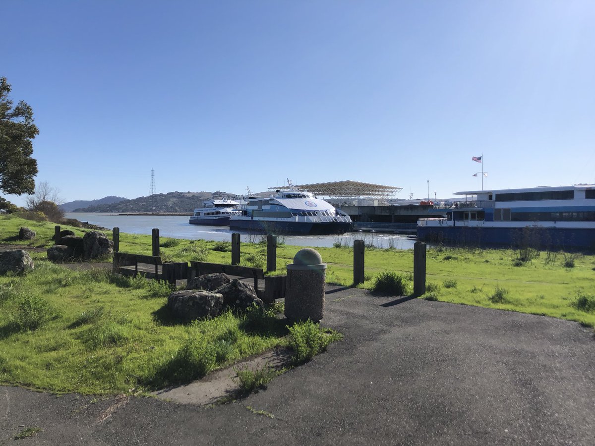 The new Larkspur ferry terminal