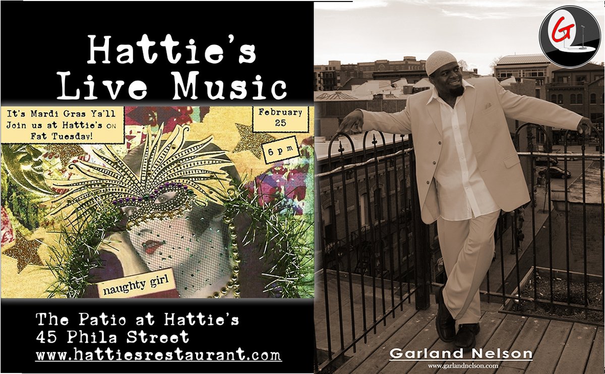GarlandNelson's tweet photo. Solo @GarlandNelson | Mardi Gras party and Dinner at @HattiesChicken.  https://t.co/Yk0wjaB66W https://t.co/wh2NxN9hhv