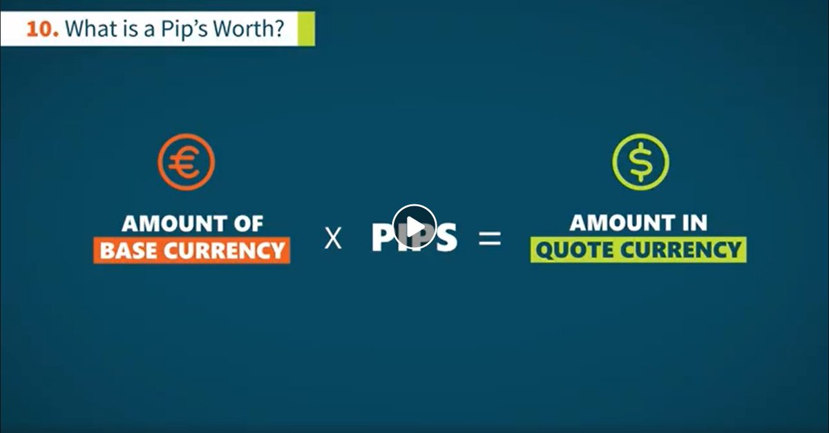 pipswin's tweet photo. 𝗤: Pips and how it work in Forex Trading?
𝗔: The #forexpip value is defined by the #currencypair being traded, volume of trade, and rate of the currency pair exchange.
Still confused? Video will let you better understand.
Watch the full video: https://t.co/HKCmjF2iV0 https://t.co/MBzOYQhg8w
