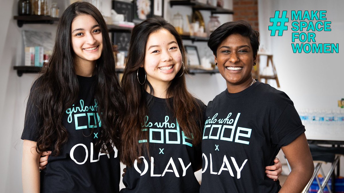 OlaySkin's tweet image. It’s the last day to turn your tweets into money! RT and we’ll donate $1 to @GirlsWhoCode, up to $500K. #MakeSpaceForWomen