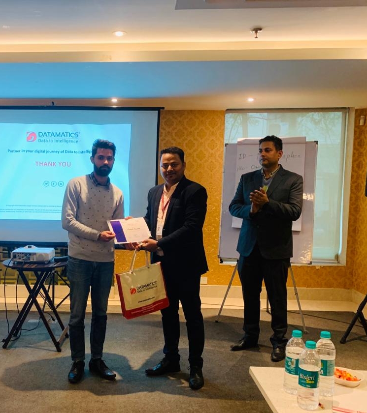Datamatics's tweet image. Datamatics is extending its training program, conducted #TruBot hands-on training for its partners in Delhi.

#Datamatics #leadership #training #partners #trainingprogram #certification #skills